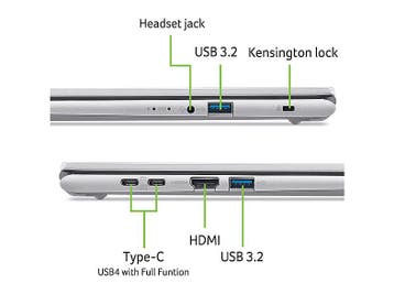 Acer - Aspire Go 15 Ag15-72p-50tr - 15.6 inch - Pure Silver, Beeldschermdiagonaal (cm/inch)->39.6 cm / 15.6 inch, Verzenden, Minder dan 2 Ghz
