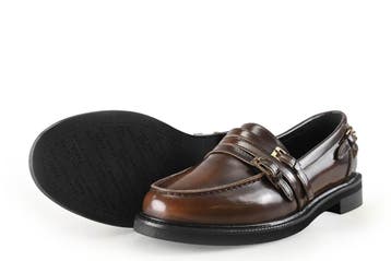 Stefano Lauran Loafers in maat 39 Bruin, Kleding | Dames, Schoenen, Bruin, Verzenden, Overige typen, Zo goed als nieuw