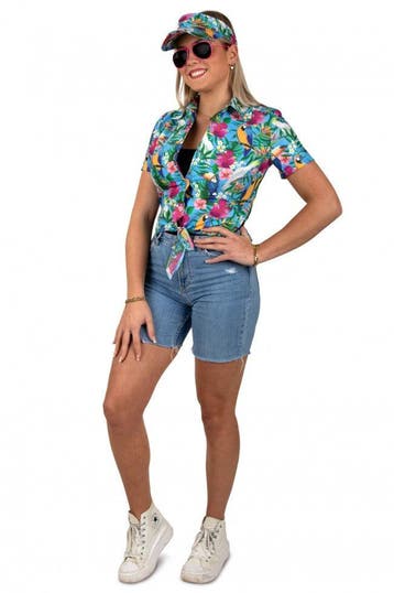 Tropical Damesblouse met gratis Zonneklep | Toppers Dames, Verzenden, Nieuw