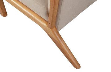 WOOOD Mark Fauteuil - Geweven Stof/Rubberhout, Verzenden, Nieuw