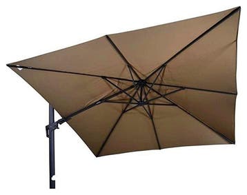 Zweefparasol VirgoFlex Taupe 300 x 300 cm, Ophalen of Verzenden, Nieuw