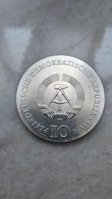 Duitsland. 10 Mark 1974 (Zonder minimumprijs), Postzegels en Munten