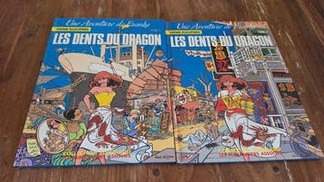 Franka - Les Dents du Dragon deel 1 & 2 - opdrachttekening -, Boeken, Nieuw