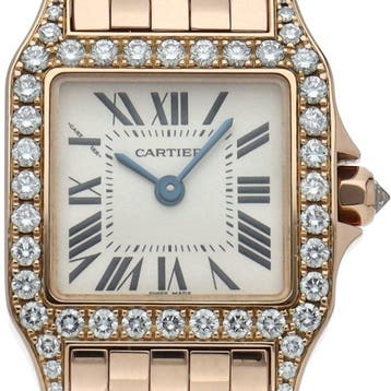Cartier - Santos de Cartier SM Watch with Diamond Bezel -, Nieuw