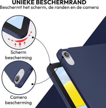Tablet Hoes geschikt voor iPad Air 11 inch hoes - (2026 M4 /, Computers en Software, Apple iPads, Ophalen of Verzenden, Zo goed als nieuw