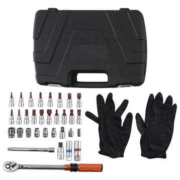 Torque Wrench Gereedschap Kit 3/8 5-60Nm met Case voor Ca..., Verzenden, Nieuw