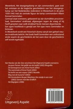 Westerbork / Aspekt monografie 9789059112254, Verzenden, Zo goed als nieuw, Nanda van der Zee