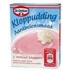 Dr. Oetker Kloppudding Aardbei 74g, Verzenden, Nieuw