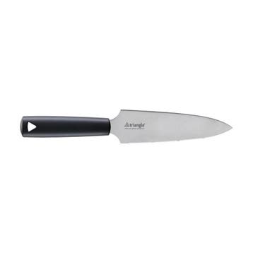 Triangle Gekarteld Taartmes 18 cm – Dubbele Functie – Zw, Ophalen of Verzenden, Nieuw, Overige materialen