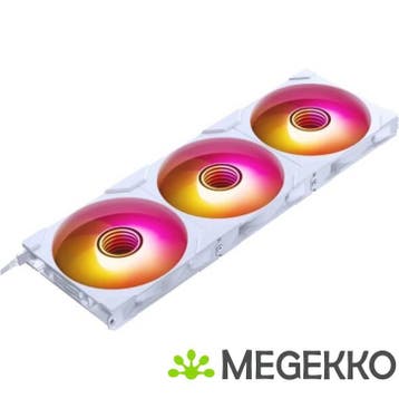PHANTEKS M25 Gen2 PWM D-RGB 3-Pack Reverse Blade 140mm White, Verzenden, Nieuw