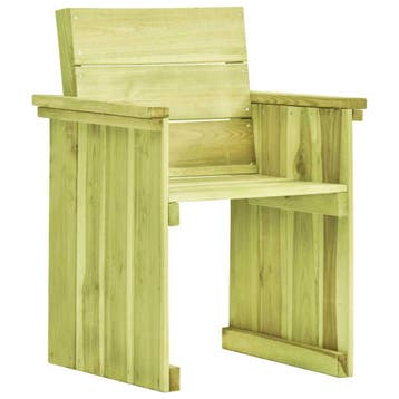 vidaXL Tuinstoel geïmpregneerd grenenhout, Tuin en Terras, Verzenden, Nieuw