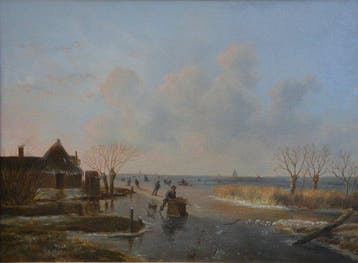 Johannes Petrus van Velzen (1816-1853) - IJsgezicht