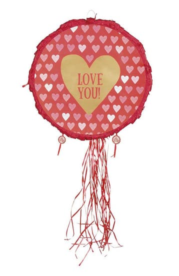 Trekpiñata Love You Hartjes - 40cm, Ophalen of Verzenden, Nieuw