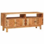 vidaXL Opslagkasten Bruin 110 x 30 x 45 cm Massief Mango, Minder dan 50 cm, Verzenden, Nieuw, Minder dan 100 cm