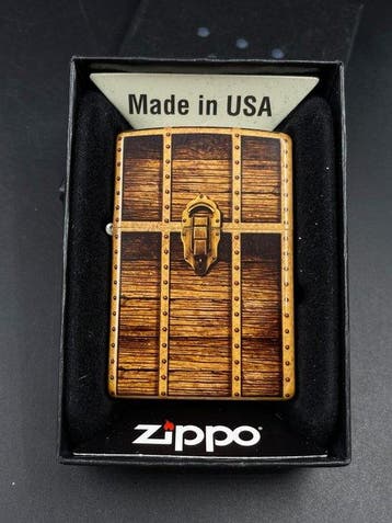 Zippo - Zonder minimumprijs - Aansteker - Messing, Staal,, Nieuw