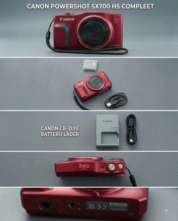 Canon PowerShot SX700 HS - Red - 30x Digitale compact camera, Nieuw