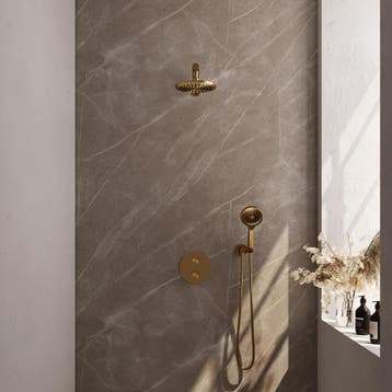 Brauer Gold Carving Thermostatische Regendoucheset Inbouw -, Ophalen of Verzenden, Nieuw