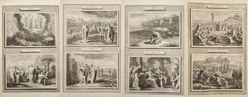 Pieter Mortier (1661–1711) - Set of 4: Biblical Narratives