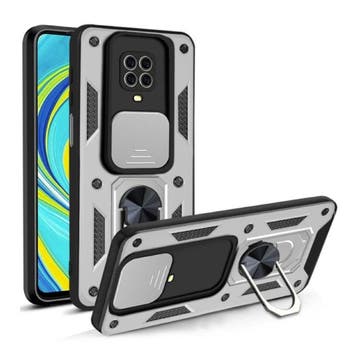 Xiaomi Redmi Note 10 (5G) - Armor Hoesje met Kickstand en, Verzenden, Nieuw