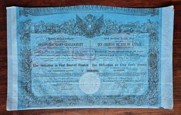 Oostenrijk. 500 Francs - 1857 Kaiserlich- Koniglich