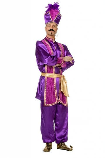 Sultan kostuum paars luxe, Ophalen of Verzenden, Nieuw