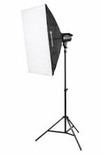 Bresser BRM-300AM 1x 300W Studio Flitsset / Softbox (Nieuw), Verzenden, Nieuw