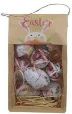 Gekleurde eieren papieren hangdecoratie set van 8 stuks, Ophalen of Verzenden, Nieuw