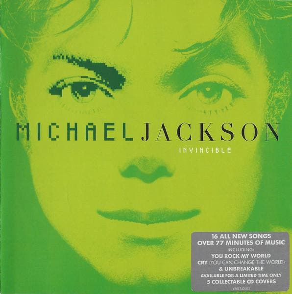 Michael Jackson - Invincible (CD, 2001), Cd's en Dvd's, Cd's | Hiphop en Rap, Zo goed als nieuw, Ophalen of Verzenden