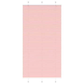 vidaXL Plissé rolgordijn 105x200cm stofbreedte 104,4cm, Verzenden, Nieuw, Roze