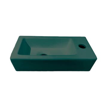 Fontein Best Design Morrano 37x18x9 cm Rechts Mat Groen, Overige typen, Nieuw, Ophalen of Verzenden, Minder dan 25 cm
