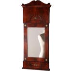 Hollandse Empire spiegel met brons en inlegwerk ca 1810 blo, Ophalen of Verzenden