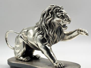 Ottaviani - sculptuur, Leone rampante Ottaviani - 15.5 cm -