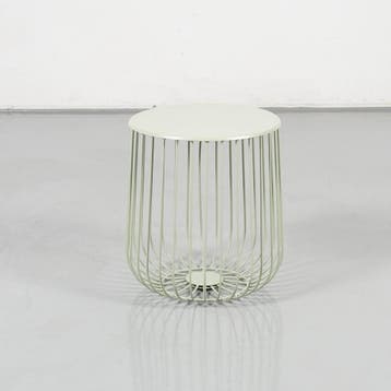 Bijzettafel Kampala - Lichtgroen - 42 x 35 cm ø, Ophalen of Verzenden, Nieuw