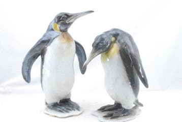Rosenthal - Beeldje - Rare King Penguin Pair (1711 & 1712)