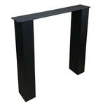 Stalen N tafelpoot zwart 76 bij 10 cm en hoogte 72 cm  (10 x, Ophalen of Verzenden, Nieuw