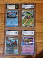 Pokémon - 4 Graded card - Feraligatr, Alakazam,, Nieuw
