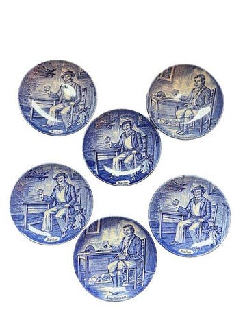 Enoch Wedgwood (Tunstall) Ltd. - Bord (6) - Porselein -, Antiek en Kunst