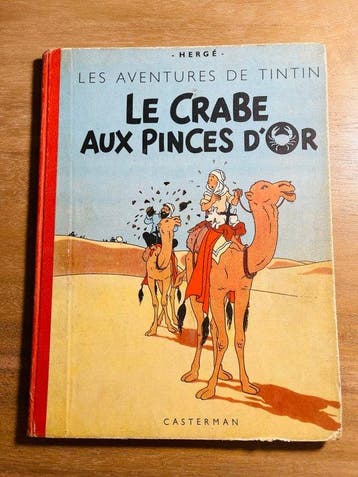 Tintin T9 - Le Crabe aux Pinces dor (B3 Imprimerie SAPHO) -, Nieuw