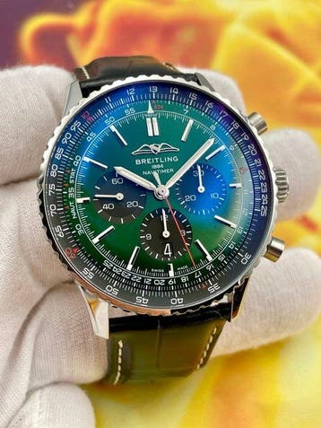 Breitling - Navitimer B01 Chronograph 46 - AB0137241L1A1 -, Sieraden, Tassen en Uiterlijk, Horloges | Heren, Nieuw