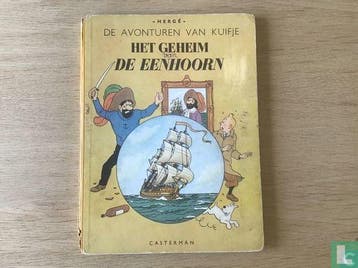 Kuifje - Het geheim van de Eenhoorn - 1946, Eén stripboek, Verzenden, Gelezen, Remi, Georges.