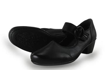 Rieker Pumps in maat 37 Zwart, Pumps, Verzenden, Zwart, Zo goed als nieuw