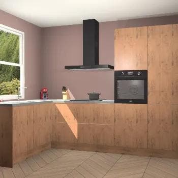 Astoria Eiken keuken Dongguan 126518, Verzenden, Nieuw