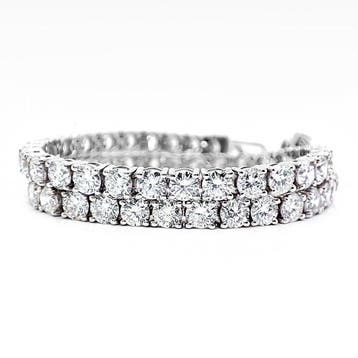 Armband - 14 karaat Witgoud - 5.44ct. tw. Diamant, Nieuw