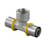 Uponor MLC G gas plus perskoppeling T-stuk 20 x 1/2 x 20, Ophalen of Verzenden, Nieuw