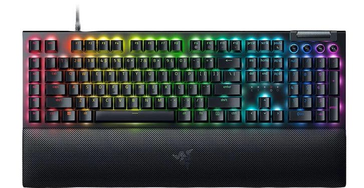 Razer BlackWidow V4 Green Switch - Zwart, Computers en Software, Toetsenborden, Refurbished, Verzenden