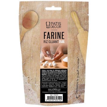 Patis Decor Kleefrijstmeel 250g, Verzenden, Nieuw