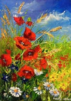 Pentti Vainio - “Symphony of Meadows”, Antiek en Kunst