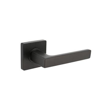Intersteel Deurkruk Hera op vierkant rozet - antraciet, Verzenden, Nieuw