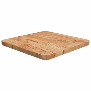 Bijzettafel Blad Eikenhout | 40x40cm | Retourdeal OP=OP, Minder dan 50 cm, Rustiek, Minder dan 50 cm, Ophalen of Verzenden