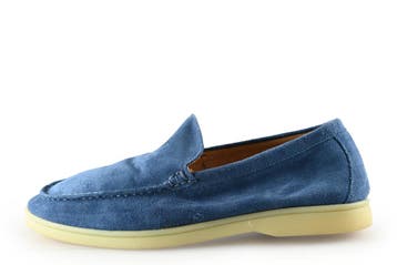 Stefano Lauran Instappers in maat 41 Blauw, Overige typen, Zo goed als nieuw, Stefano Lauran, Verzenden